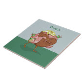 ウェカニュージーランドバード タイル (側面)