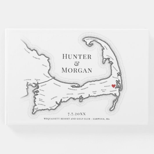 ウェクエーセットリゾートケープコッド結婚ズ ゲストブック (正面)