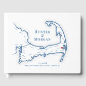 ウェクエーセットリゾートケープコッド結婚ズ ゲストブック (正面)