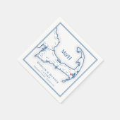 ウェクセエレガントーセットリゾ結婚ート スタンダードカクテルナプキン (角)