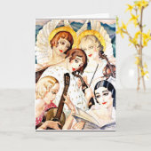 ウェゲナーアヨハンセバスチャンバッハハンブルメント カード (黄色い花)