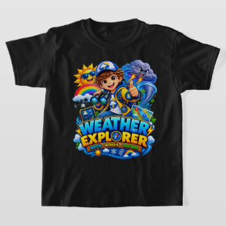 ウェザーエクスプローラー キッズ STEM サイエンス Tシャツ