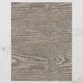 ウェザードウッド素朴ベージュスクラップブック紙 (裏面)