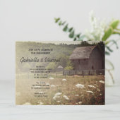 ウェザードバーンカントリー婚約パーティ招待状 招待状 (スタンド正面)