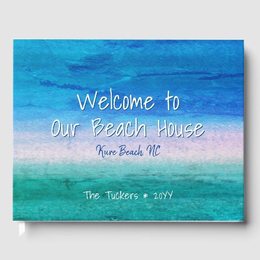 ウェザードビーチイ海ビーチハウスバケーションレンタル ゲストブック (正面)