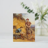 ウェザービーによる採石場労働者 ポストカード (スタンド正面)