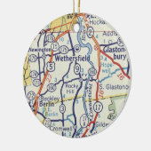 ウェザーフィールドCTヴィンテージマップ セラミックオーナメント (左)