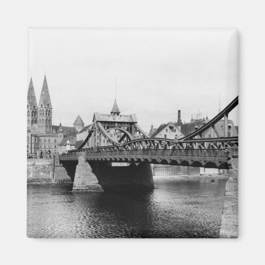 ウェザーブリッジ,ブレーメン, c.1910 マグネット (正面)