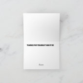 ウェザーマ最高のングリーティングカード カード (内部)