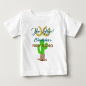 ウェスタカウボーイロデオバースデー ベビーTシャツ (正面)