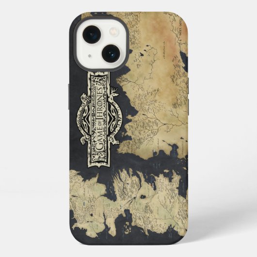 ウェスタロスの地図 iPhoneケース (裏面)
