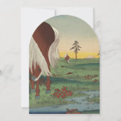 ウェスタンお洒落ホースランチロッジ結婚ズ 招待状 (裏面)