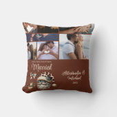 ウェスタンで初めてのクリスマス 結婚７周年記念写真 クッション (正面)