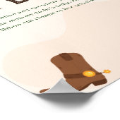 ウェスタンどのように大きい彼女の腹の赤ちゃんシャワーゲーム ポスター (角)