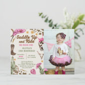 ウェスタンな誕生日パーティーに乗っておいで 招待状 (スタンド正面)