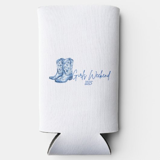 ウェスタンをテーマにした女子の週末 スリム缶クーラー (正面)