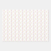 ウェスタンをテーマにした女性のカーボーイブーツ&ハット ラッピングペーパーシート (正面)