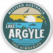 ウェスタンアーガイルオーストラリアのステッカー シール (正面)