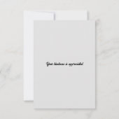 ウェスタンウィスパーズありがとう サンキューカード (裏面)