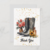 ウェスタンウィスパーズありがとう サンキューカード (正面/裏面)