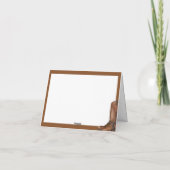 ウェスタンウェディングデーサンキューカードからベンダー カード (裏面)