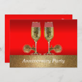 ウェスタンウェディング招待状 アニバーサリーパーティー 招待状 (正面/裏面)