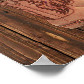 ウェスタンウェルカムリトルオウムカウボーイベビーシャワー ポスター (角)