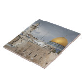 ウェスタンウォールプラザのビュー午後遅く タイル (側面)