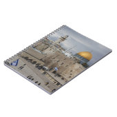 ウェスタンウォールプラザのビュー午後遅く ノートブック (左側)