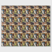 ウェスタンウクスコラージュ ラッピングペーパー (フラット)