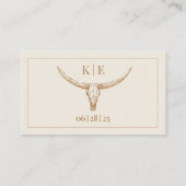 ウェスタンエレガントスの結婚詳細エンクロージャカード エンクロージャーカード (裏面)