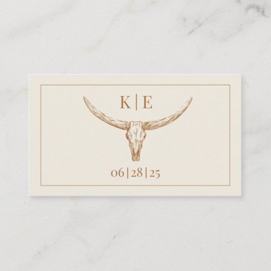 ウェスタンエレガントスの結婚詳細エンクロージャカード エンクロージャーカード (裏面)