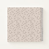 ウェスタンエレファントカウボーイベビーシャワーゲストブック ノートブック (裏面)