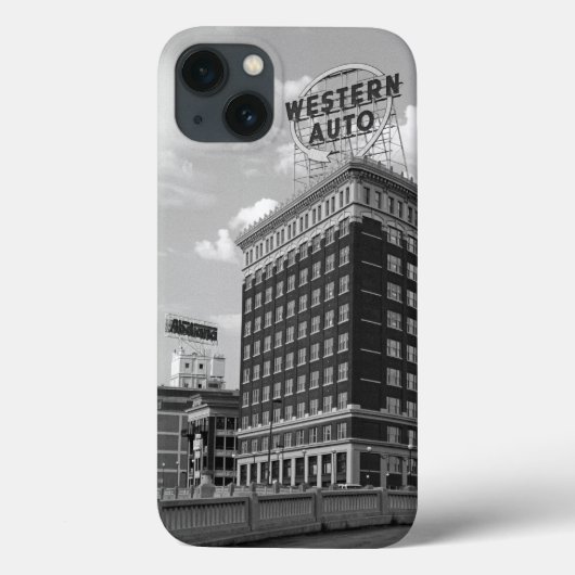 ウェスタンオートの半円筒型ビル Case-Mate iPhoneケース (裏面)