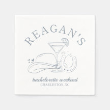 ウェスタンカウガールキュート手描きバチェロレッテパーティー