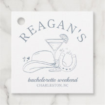 ウェスタンカウガールキュート手描きバチェロレッテパーティー