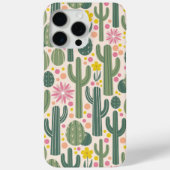 ウェスタンカウガールサボテン デザート フローラルパターン Case-Mate iPhoneケース (裏面)