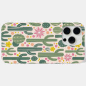 ウェスタンカウガールサボテン デザート フローラルパターン Case-Mate iPhoneケース (裏面 (横))