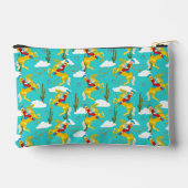 ウェスタンカウガールレトロパターン アクセサリーポーチ (裏面)