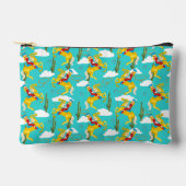 ウェスタンカウガールレトロパターン アクセサリーポーチ (正面)