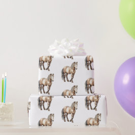 ウェスタンカウガール カウボーイ 馬 誕生日 ラッピングペーパー
