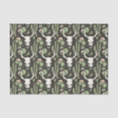 ウェスタンカウスカルとサボテン 薄葉紙 (正面)