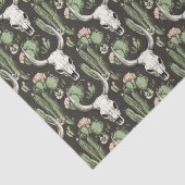 ウェスタンカウスカルとサボテン 薄葉紙 (詳細)