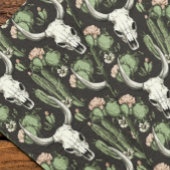 ウェスタンカウスカルとサボテン 薄葉紙