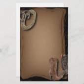 ウェスタンカウボーイのブーツを引っ掛け結婚る 便箋 (正面/裏面)