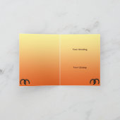 ウェスタンカウボーイカスタムサンキューノートカード サンキューカード (内部)