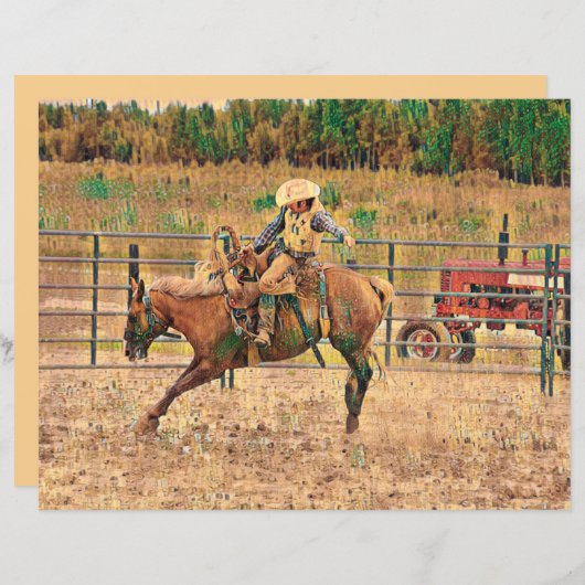 ウェスタンカウボーイカントリー馬術 (正面/裏面)