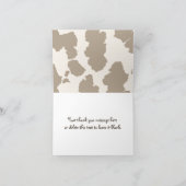 ウェスタンカウボーイハットサンキューカード サンキューカード (内部)