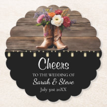 ウェスタンカウボーイブーツフローラエレガントな結婚式