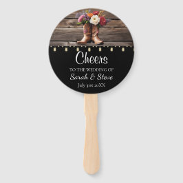 ウェスタンカウボーイブーツ素朴フローラ結婚ズ ハンドファン